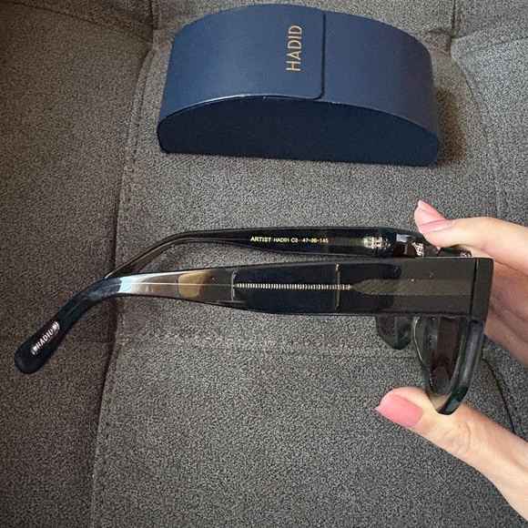 NEW Hadid Artist 47MM Aviator Sunglasses - Green - Picture 5 of 6